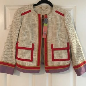 Tory Burch tweed blazer. US 4